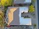 Aerial view of house and backyard patio at 33448 N 69Th Pl, Scottsdale, AZ 85266