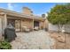 Relaxing patio with flagstone and seating at 3510 E Hampton Ave # 3, Mesa, AZ 85204