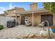 Patio area with seating and a grill at 3510 E Hampton Ave # 3, Mesa, AZ 85204