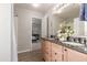 Elegant bathroom with dual sinks and granite vanity at 3645 E Sheffield Rd, Gilbert, AZ 85296