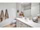 Clean bathroom with single vanity and shower/tub combo at 42424 N Gavilan Peak Pkwy # 47102, Anthem, AZ 85086