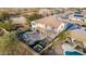 Aerial view of house, backyard, and pool at 44020 N 50Th Ln, New River, AZ 85087