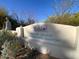 Entrance sign to Desert Breeze Hummingbird Habitat at 4760 W Tulsa St, Chandler, AZ 85226