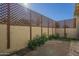 Private patio with brick flooring and lattice fence at 5115 N 22Nd Ave # 1, Phoenix, AZ 85015