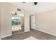 Bright bedroom with mirrored closet doors and carpet at 1983 E Don Carlos Ave, Tempe, AZ 85281