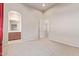 Bright bedroom with en-suite bathroom and carpet flooring at 22318 N 36Th St, Phoenix, AZ 85050