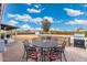 Large backyard patio with grill at 2636 E Union Hills Dr, Phoenix, AZ 85050