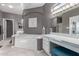 Spa-like bathroom with soaking tub and separate shower at 2714 N 63Rd St, Mesa, AZ 85215