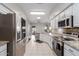 Modern kitchen with stainless steel appliances and granite counters at 2714 N 63Rd St, Mesa, AZ 85215