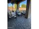 Covered patio with comfortable seating at 2776 E Mews Rd, Gilbert, AZ 85298