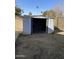 White metal storage shed in backyard at 3506 W Yucca St, Phoenix, AZ 85029