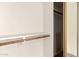 Close-up of a closet with a shelf and hanging rod at 3535 W Monte Cristo Ave # 101, Phoenix, AZ 85053