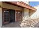 Covered patio with double doors leading into the home at 3535 W Monte Cristo Ave # 101, Phoenix, AZ 85053