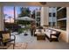 Relaxing patio with seating area and city views at 6502 N Central Ave # B104, Phoenix, AZ 85012