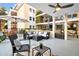 Outdoor patio with seating and ceiling fan at 6502 N Central Ave # B104, Phoenix, AZ 85012