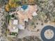 Luxury home with pool and circular driveway at 10102 E Saddle Horn Trl, Scottsdale, AZ 85255