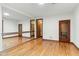 Large exercise room with mirror and hardwood floors at 10102 E Saddle Horn Trl, Scottsdale, AZ 85255