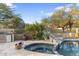 Inviting pool and spa with mountain views at 10102 E Saddle Horn Trl, Scottsdale, AZ 85255