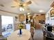 Open concept kitchen and dining area with ample cabinetry at 1027 S Prospector Dr, Apache Junction, AZ 85119