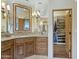 Bathroom with vanity, large mirror, and walk-in closet at 11890 N 118Th St, Scottsdale, AZ 85259