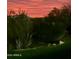 Sunset view over desert landscape and mountains at 13602 S Garnet Rd, Buckeye, AZ 85326