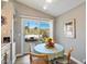 Cozy breakfast nook featuring a sliding glass door that leads to an outdoor patio at 17318 E Quail Ridge Dr, Fountain Hills, AZ 85268