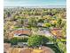 High-angle view of a residential neighborhood with upscale homes and mountain backdrop at 2 W Keim Dr, Phoenix, AZ 85013