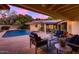 Relaxing pool and patio area, perfect for outdoor entertaining at 2 W Keim Dr, Phoenix, AZ 85013