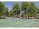 Outdoor basketball court with hoop and lines at 21720 N 265Th Dr, Buckeye, AZ 85396