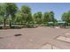 Outdoor lawn games area with horseshoe pits at 21720 N 265Th Dr, Buckeye, AZ 85396