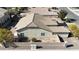 Aerial view of a house with a tile roof and backyard at 2471 E Jade Dr, Chandler, AZ 85286