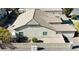 Aerial view of the home featuring a backyard patio with privacy wall at 2471 E Jade Dr, Chandler, AZ 85286