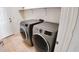 Laundry room with modern washer and dryer at 2471 E Jade Dr, Chandler, AZ 85286