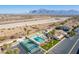 Community pool, spa, and pickleball courts with mountain views at 3270 S Goldfield Rd # 816, Apache Junction, AZ 85119