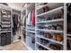 Spacious walk-in closet with built-in shelving for organization and storage at 42225 N Celebration Way, Phoenix, AZ 85086