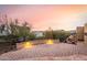 Outdoor patio with brick pavers and landscape lighting at 6067 E Knolls S Way, Cave Creek, AZ 85331