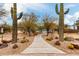 Community walkway with desert landscaping leading to the pool at 6067 E Knolls S Way, Cave Creek, AZ 85331