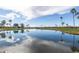 Reflective pond with golf course view at 6331 S Cypress Point Dr, Chandler, AZ 85249