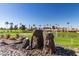 Landscaped area with water feature at 6331 S Cypress Point Dr, Chandler, AZ 85249