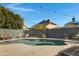 Large kidney shaped pool with plenty of patio space at 7029 S 16Th Way, Phoenix, AZ 85042