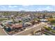 Aerial view showing home, pool, and city views at 7343 E Villa Way, Scottsdale, AZ 85257