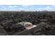 Aerial view showing single-level home with pool and landscaped yard at 7343 E Villa Way, Scottsdale, AZ 85257