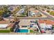 Aerial view highlighting the home's location at 7343 E Villa Way, Scottsdale, AZ 85257