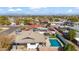 Aerial view of the property and neighborhood at 7343 E Villa Way, Scottsdale, AZ 85257