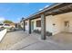 Inviting front entrance with a covered porch and modern updates at 7343 E Villa Way, Scottsdale, AZ 85257