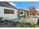 Updated front entrance featuring a covered patio and modern design at 7343 E Villa Way, Scottsdale, AZ 85257