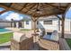 Relaxing patio area with pergola and comfortable seating at 7343 E Villa Way, Scottsdale, AZ 85257