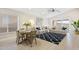 Bright living room with vaulted ceiling and comfortable seating at 7365 E Adele Ct, Scottsdale, AZ 85255