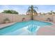 Relaxing kidney-shaped pool in a private backyard at 7365 E Adele Ct, Scottsdale, AZ 85255