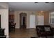 Home entryway showing the kitchen, dining, and living room at 9219 S 185Th Ave, Goodyear, AZ 85338